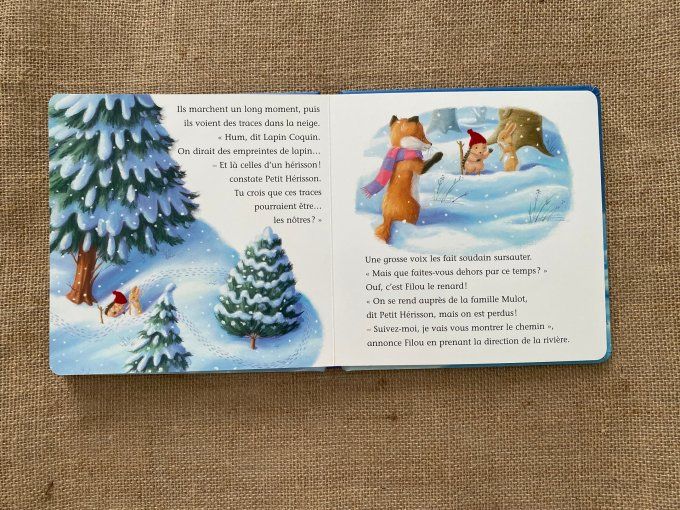 Livre Petit Hérisson un réveillon sous la neige Milan d'occasion