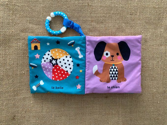 Livre tissu Mes bébés animaux Milan d'occasion