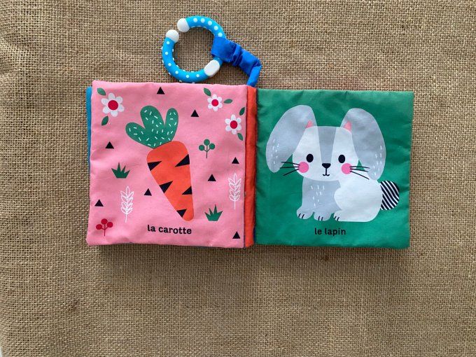 Livre tissu Mes bébés animaux Milan d'occasion