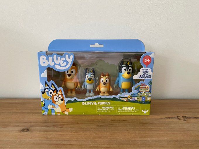 4 Figurines Bluey Pack Family Moose Toys – Article Neuf