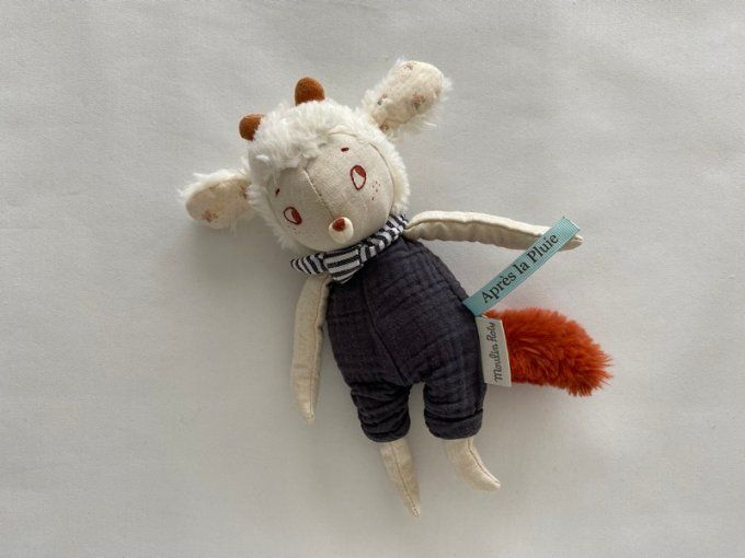 Peluche mouton nuage Après la pluie Moulin Roty d'occasion