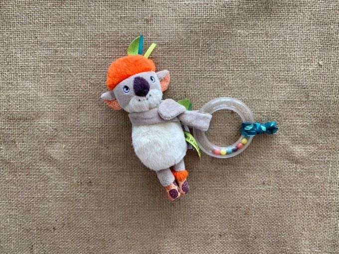 Hochet anneau à billes Koco dans la jungle Moulin Roty d'occasion
