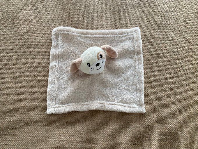 Doudou plat chien beige cocard Velvet Nanjing Clarity d'occasion