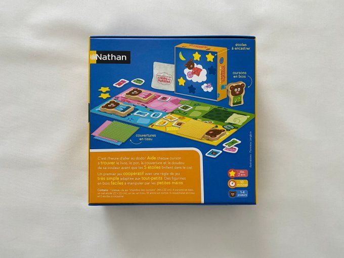 Mon premier jeu de société Au dodo les oursons Nathan d'occasion