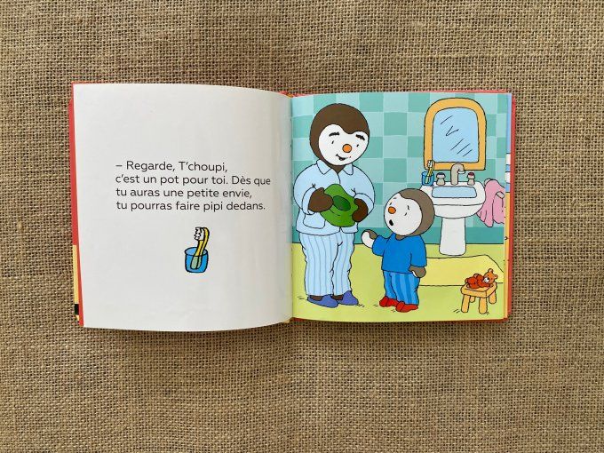 Livre T'choupi va sur le pot Nathan d'occasion 