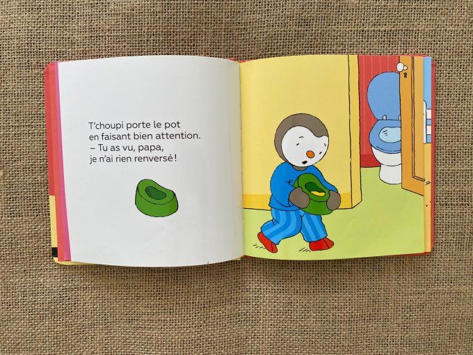 Livre T'choupi va sur le pot Nathan d'occasion 