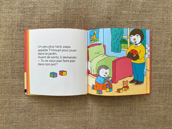 Livre T'choupi va sur le pot Nathan d'occasion 