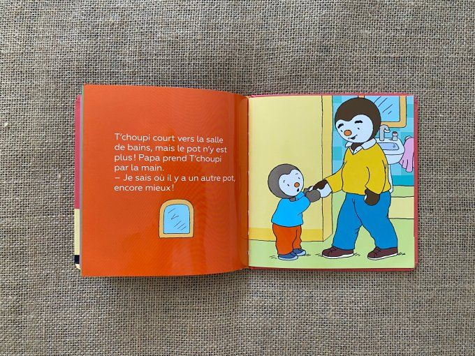 Livre T'choupi va sur le pot Nathan d'occasion 