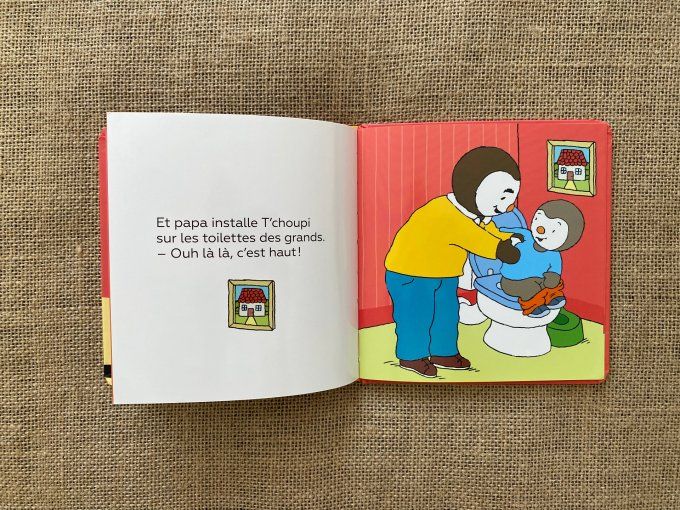 Livre T'choupi va sur le pot Nathan d'occasion 