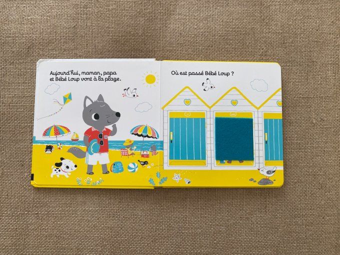 Livre Bébé Loup à la mer Nathan d'occasion
