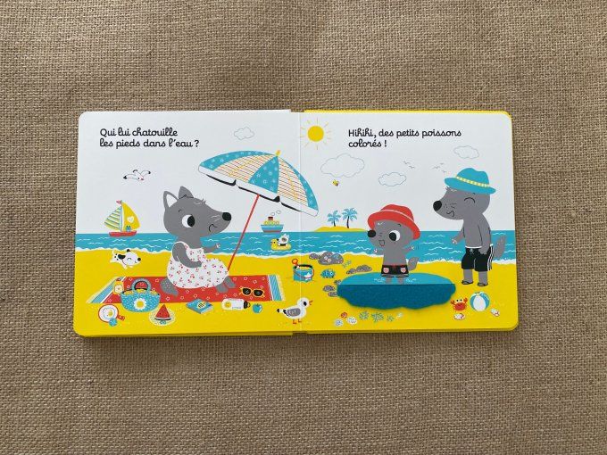 Livre Bébé Loup à la mer Nathan d'occasion