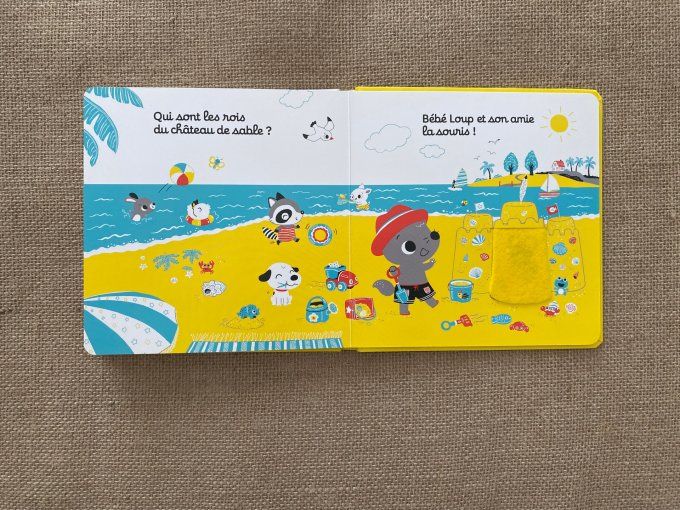 Livre Bébé Loup à la mer Nathan d'occasion