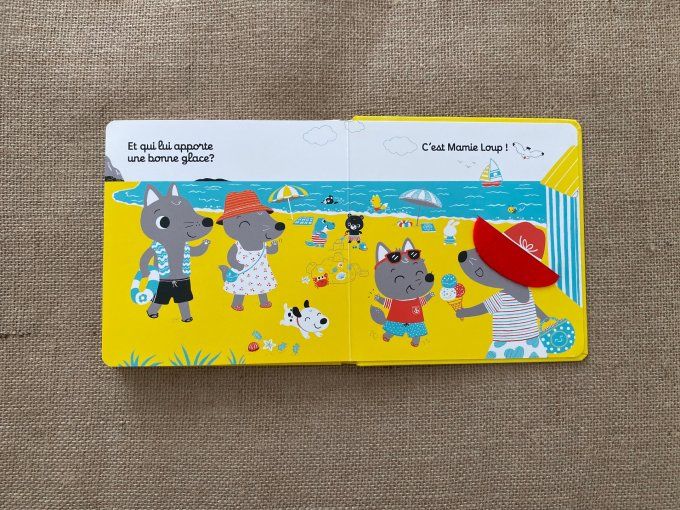 Livre Bébé Loup à la mer Nathan d'occasion