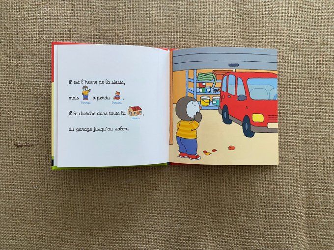 Livre T'choupi dans sa maison Nathan d'occasion