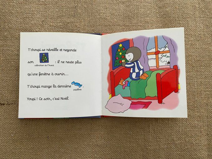 Livre T'choupi et le père Noël Nathan d'occasion