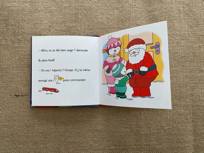 Livre T'choupi et le père Noël Nathan d'occasion