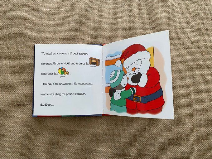 Livre T'choupi et le père Noël Nathan d'occasion