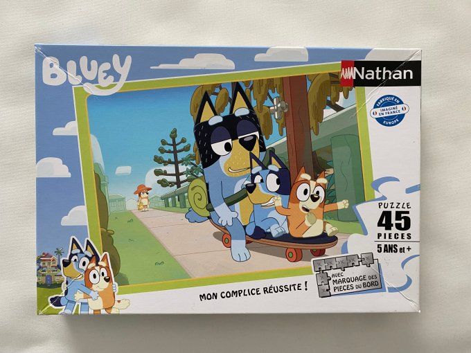 Puzzle Bluey Après-midi en famille 45 pièces Nathan d'occasion