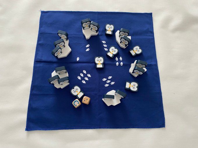 Mon premier jeu de société Plouf les pingouins Nathan d'occasion