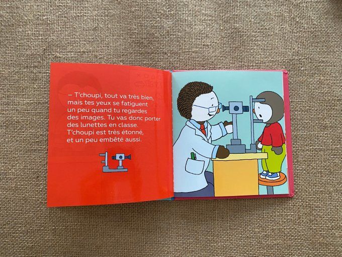 Livre T'choupi a des lunettes Nathan d'occasion