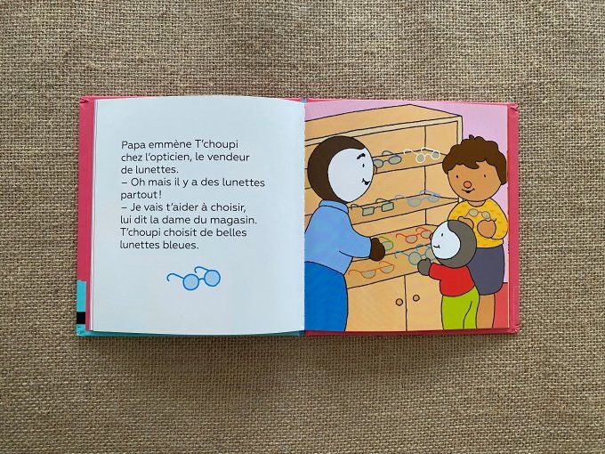 Livre T'choupi a des lunettes Nathan d'occasion