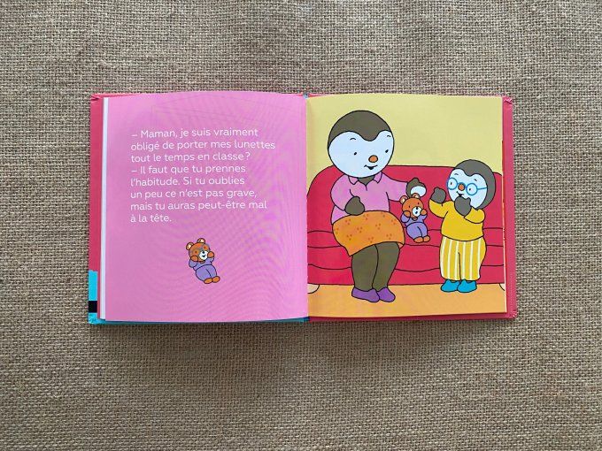 Livre T'choupi a des lunettes Nathan d'occasion