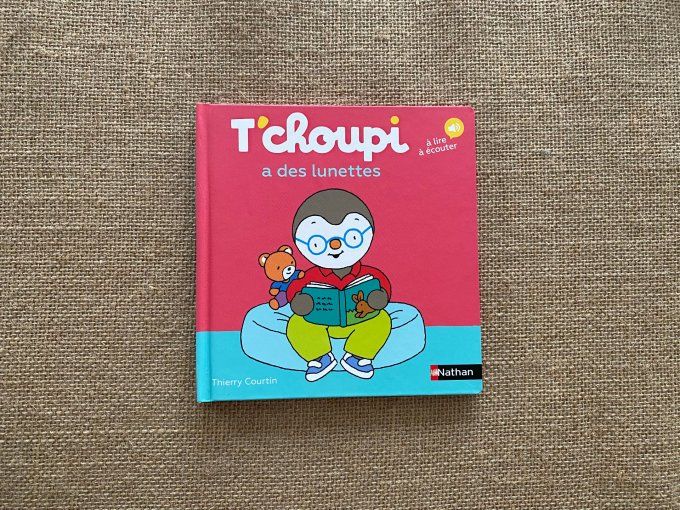 Livre T'choupi a des lunettes Nathan d'occasion