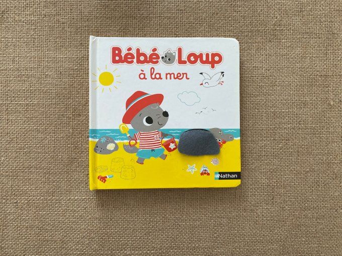 Livre Bébé Loup à la mer Nathan d'occasion
