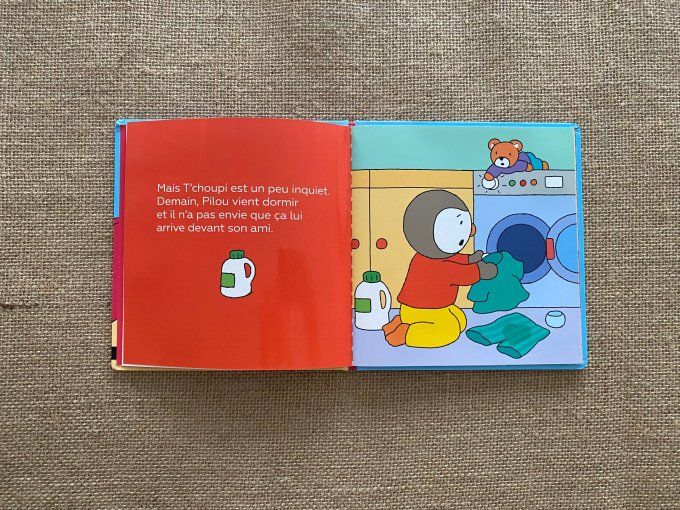 Livre T'choupi ne fait plus pipi au lit Nathan d'occasion