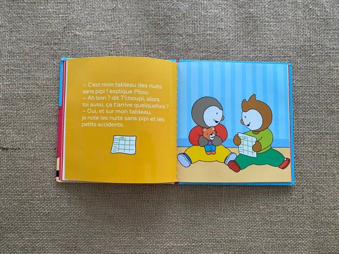 Livre T'choupi ne fait plus pipi au lit Nathan d'occasion