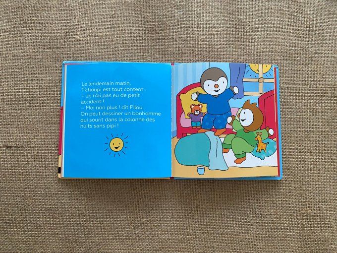 Livre T'choupi ne fait plus pipi au lit Nathan d'occasion