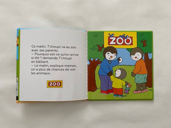 Livre T'choupi va au zoo Nathan d'occasion 