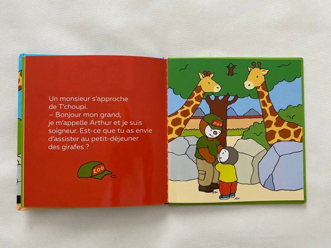Livre T'choupi va au zoo Nathan d'occasion 