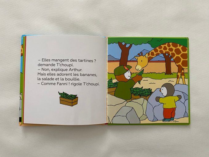 Livre T'choupi va au zoo Nathan d'occasion 