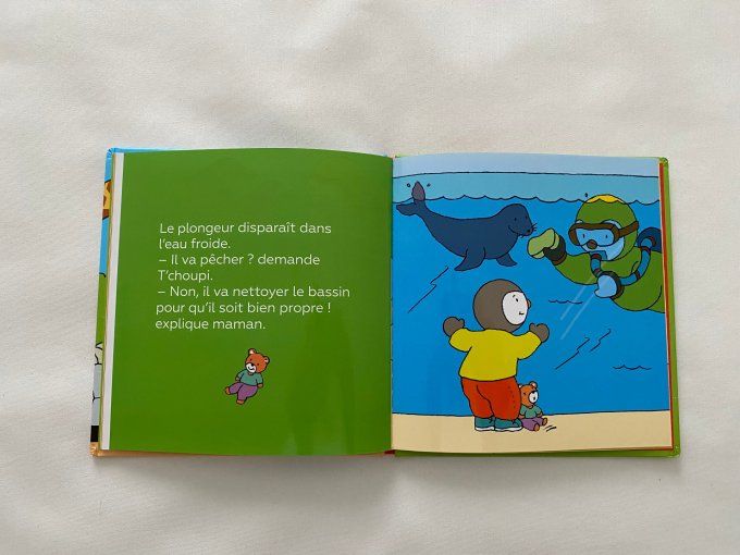 Livre T'choupi va au zoo Nathan d'occasion 