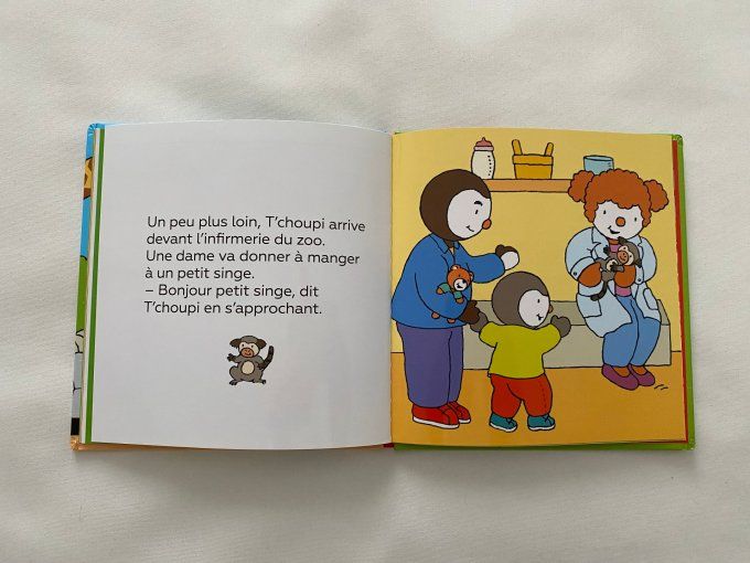 Livre T'choupi va au zoo Nathan d'occasion 