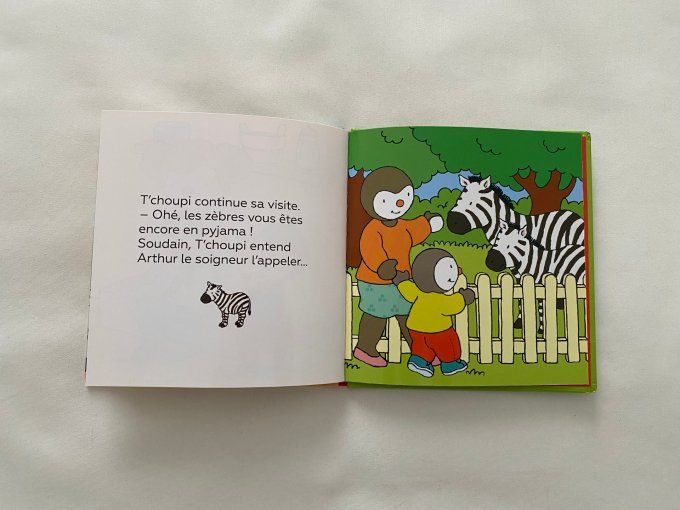 Livre T'choupi va au zoo Nathan d'occasion 