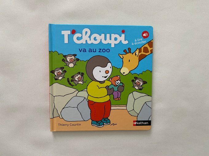 Livre T'choupi va au zoo Nathan d'occasion 