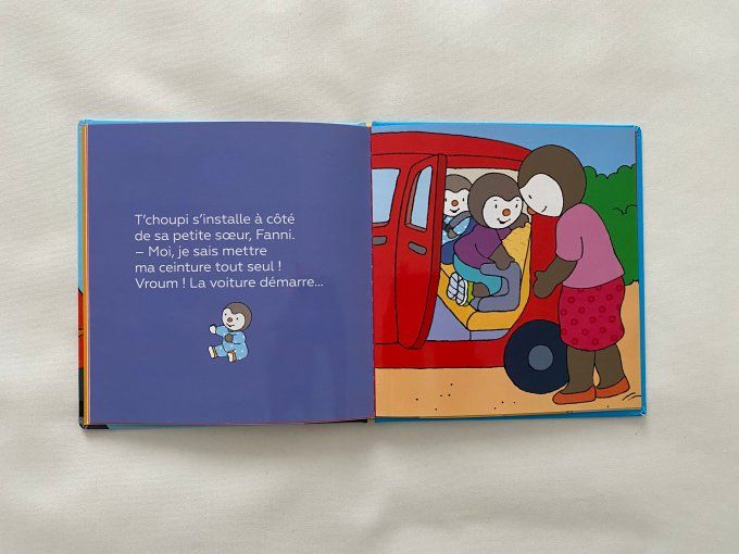 Livre T'choupi part en vacances Nathan d'occasion