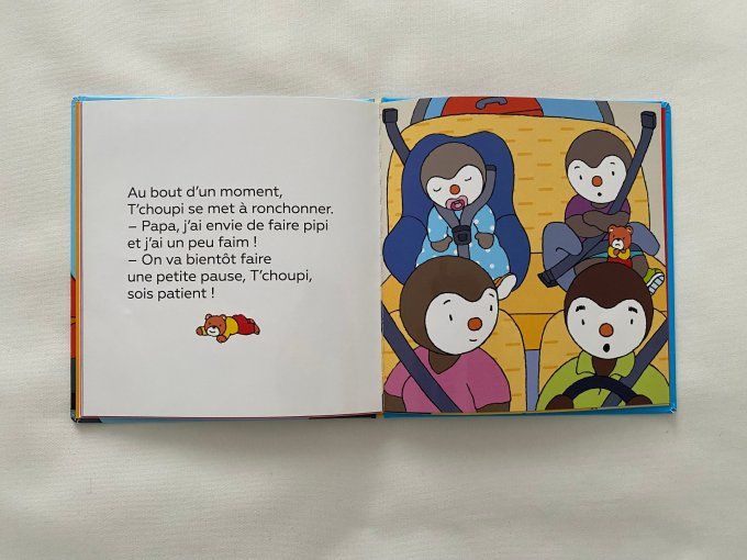 Livre T'choupi part en vacances Nathan d'occasion