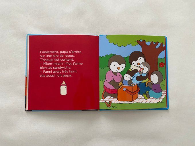 Livre T'choupi part en vacances Nathan d'occasion