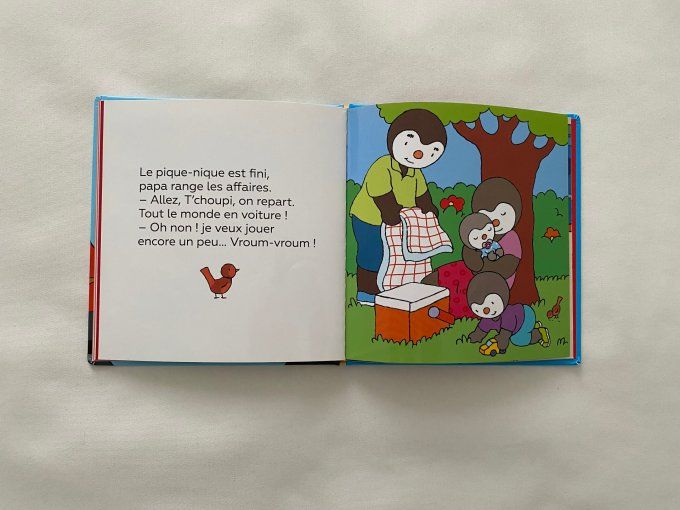 Livre T'choupi part en vacances Nathan d'occasion