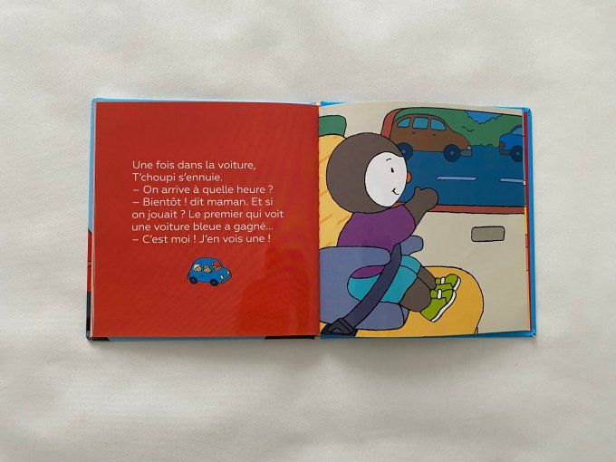 Livre T'choupi part en vacances Nathan d'occasion