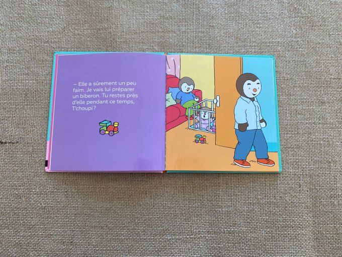 Livre T'choupi s'occupe bien de sa petite soeur Nathan d'occasion