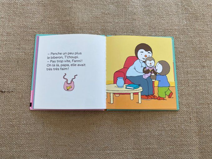 Livre T'choupi s'occupe bien de sa petite soeur Nathan d'occasion