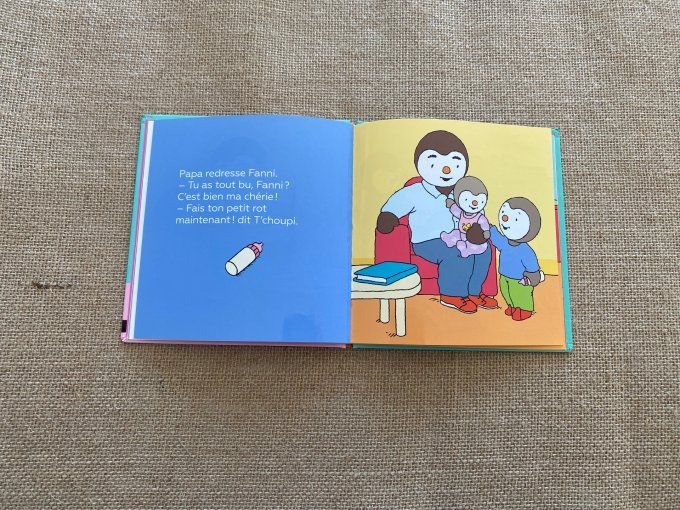 Livre T'choupi s'occupe bien de sa petite soeur Nathan d'occasion