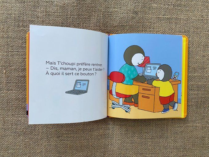 Livre T'choupi fait des bêtises Nathan d'occasion