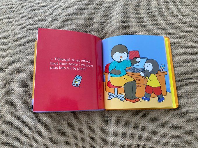 Livre T'choupi fait des bêtises Nathan d'occasion