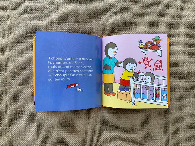 Livre T'choupi fait des bêtises Nathan d'occasion