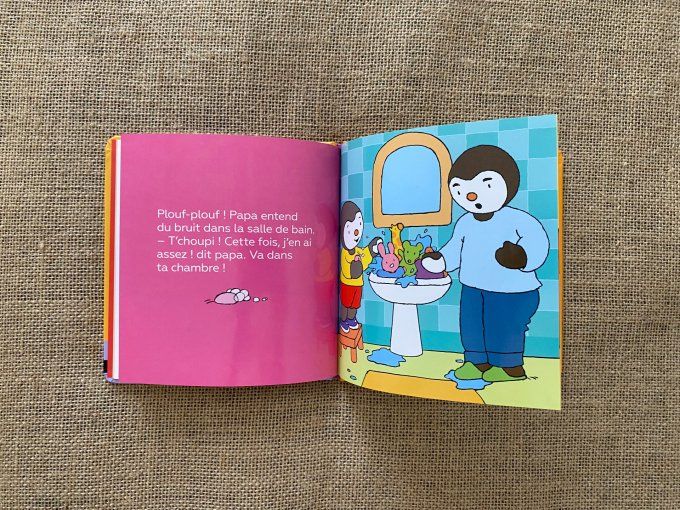 Livre T'choupi fait des bêtises Nathan d'occasion